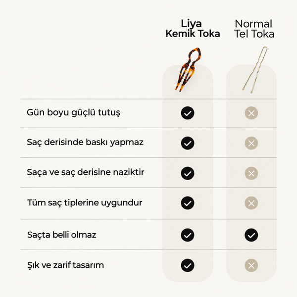 Fransız Kemik Toka (Mint Yeşili)