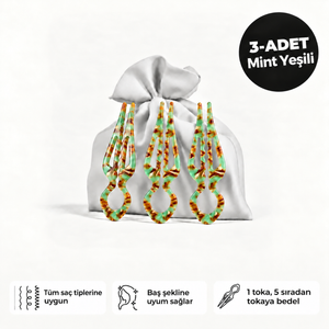 Fransız Kemik Toka (Mint Yeşili)