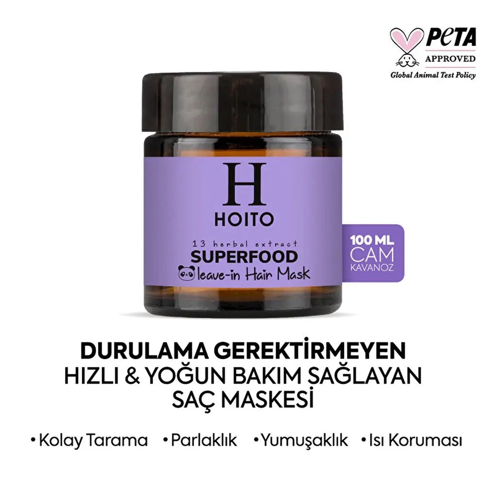 Hoito Superfood Saç Bakım Kremi (100 ml) LiyaHair